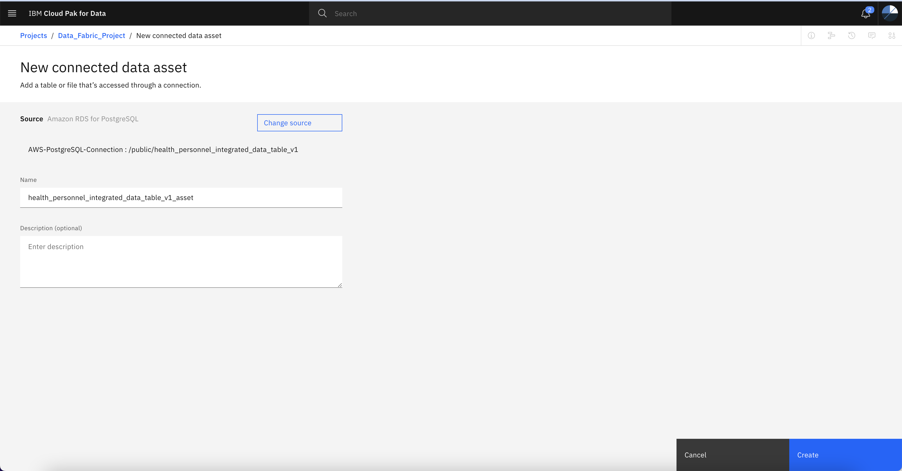 DataStage Asset Browser