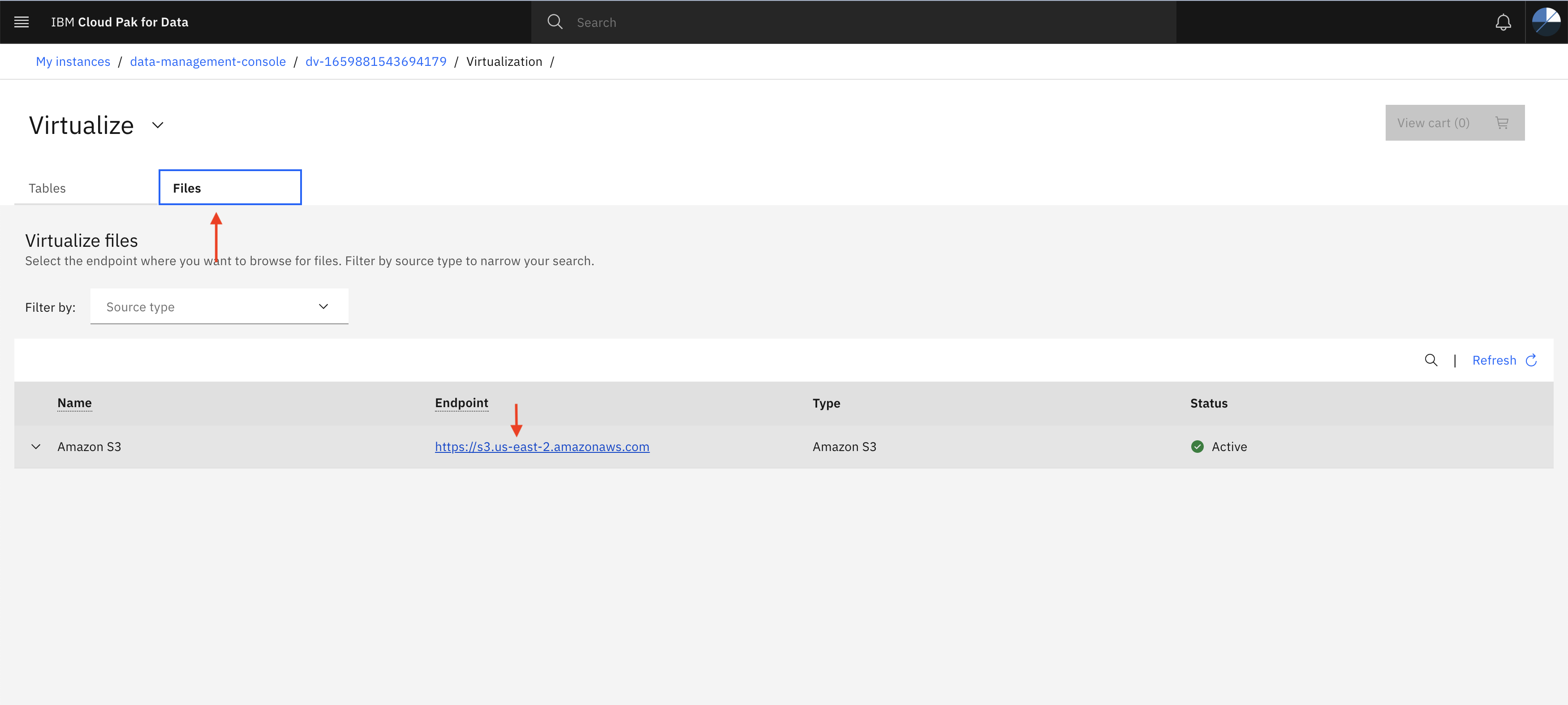 Virtualize Menu