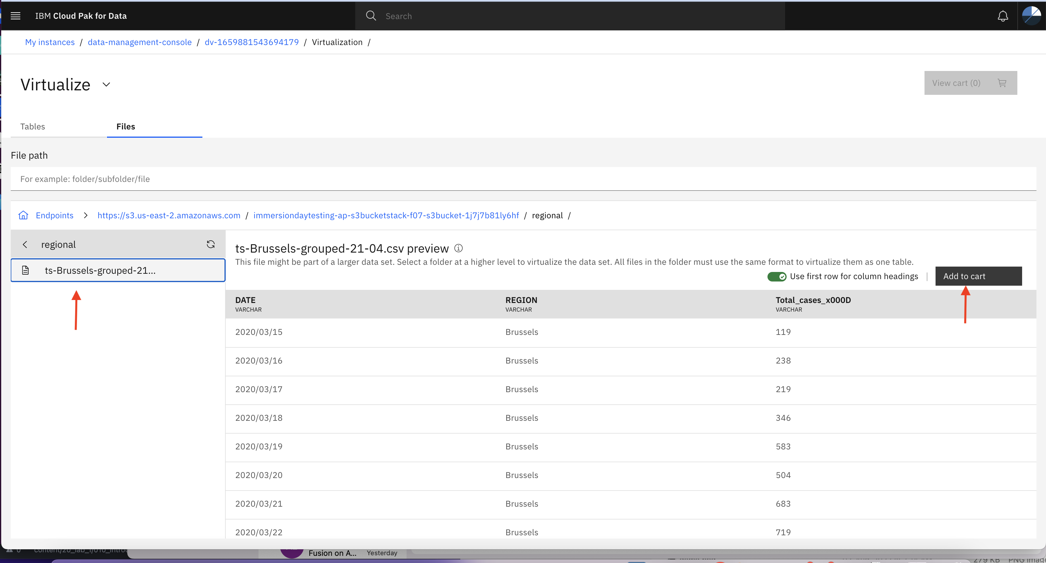 Virtualize Menu