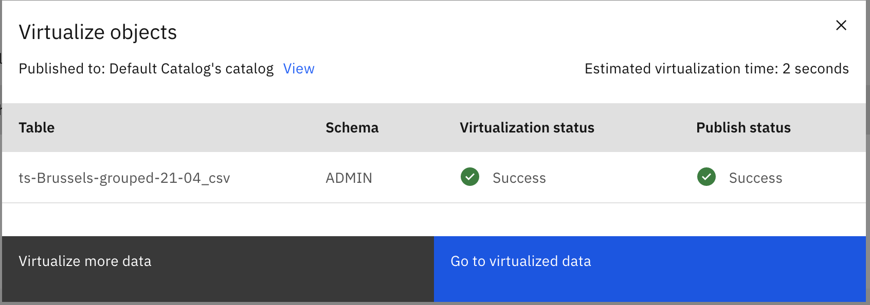 Virtualize Menu